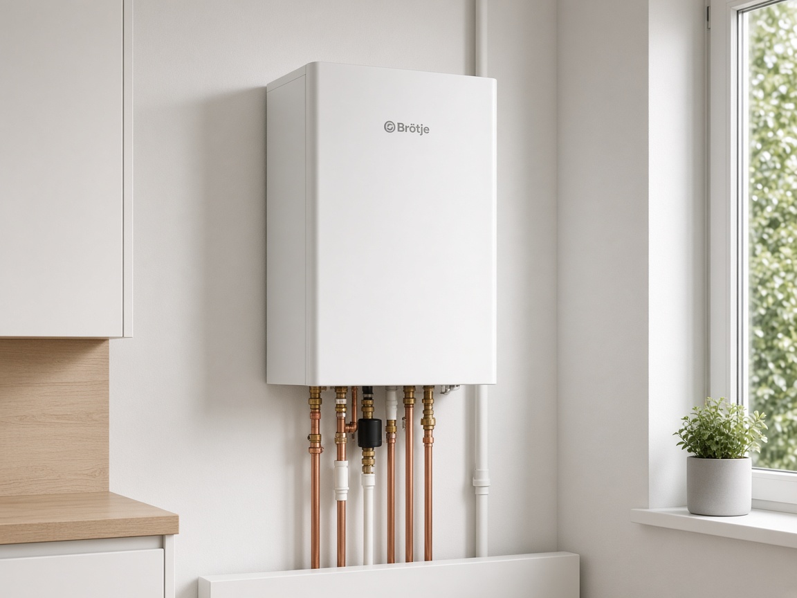 BRÖTJE Gas-Brennwertgerät an der Wand